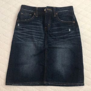 Honeysuckle Rose Natural Garments Mini Jean Skirt